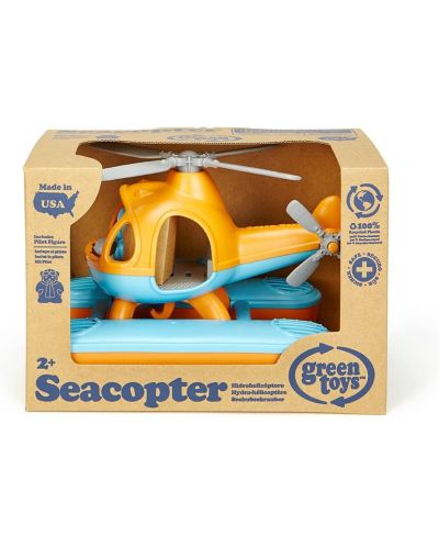 Dječja igračka Green Toys – Morski helikopter, narandžasti - 5
