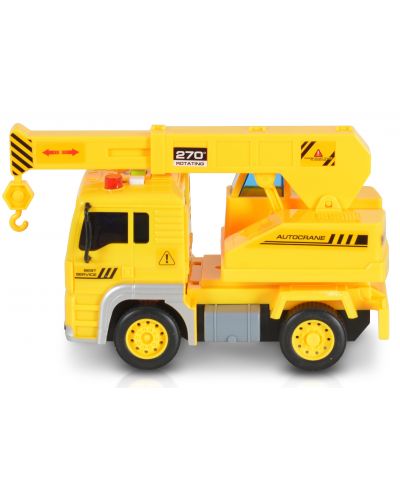 Dječja igračka Moni Toys - Kamion dizalica sa zvukom i svjetlima, 1:20 - 2