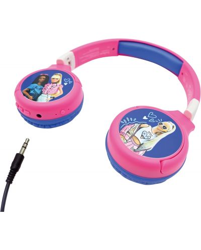 Dječje slušalice Lexibook - Barbie HPBT010BB, bežične, plave - 5