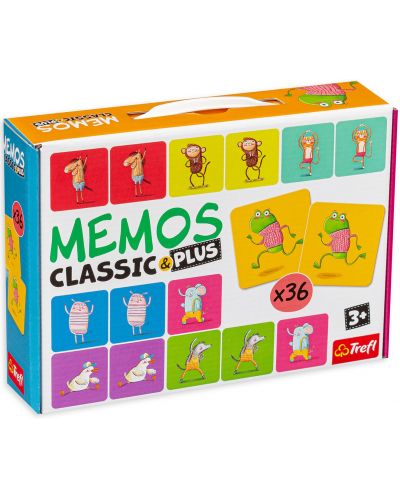 Dječja igra memorije Memos Classic&plus - Kreći se i igraj - 1