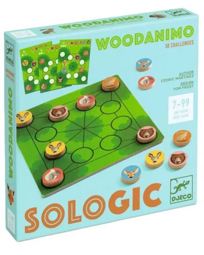 Dječja logička igra Djeco - Woodanimo - 1