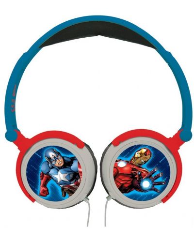 Dječje slušalice Lexibook - Avengers HP010AV, plavo/crvene - 2