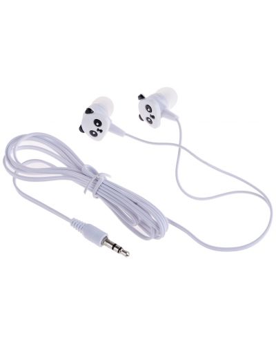 Dječje slušalice s mikrofonom I-Total - Panda Collection 11083, bijele - 1