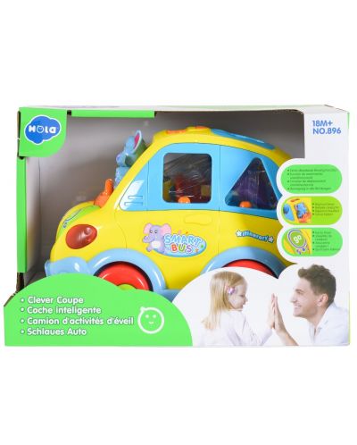 Dječji glazbeni razvrstivač Hola Toys - Smart bus - 1