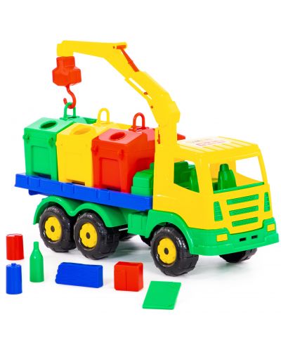 Dječja igračka Polesie Toys - Kamion za smeće s priborom - 1