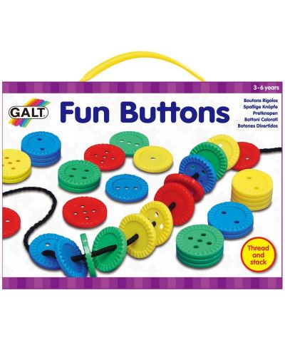 Dječja igra Galt - Zabavni gumbi, igrajte se i učite - 1