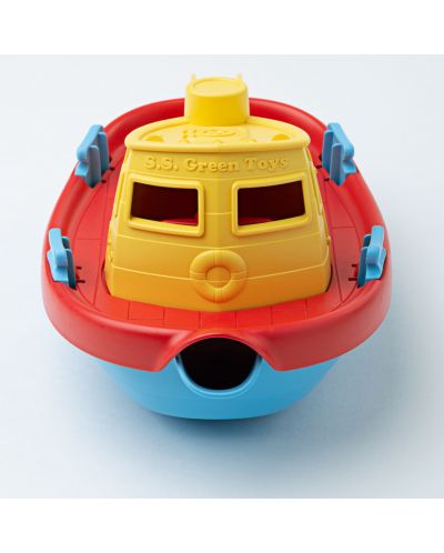 Dječja igračka Green Toys – Tegljač, žuti - 2