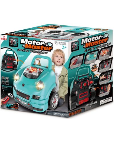 Dječji interaktivni automobil Buba - Motor Sport, plavi - 5