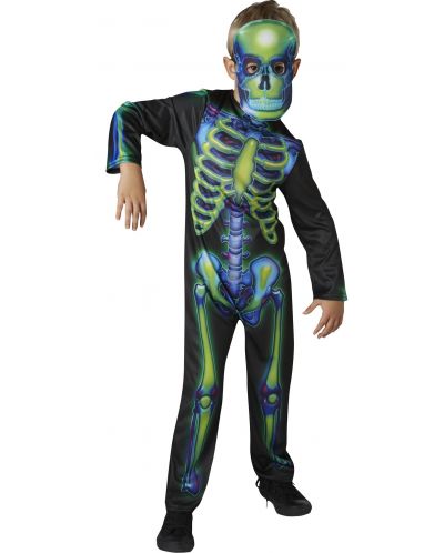 Dječji karnevalski kostim Rubies - Neon Skeleton, veličina S - 2