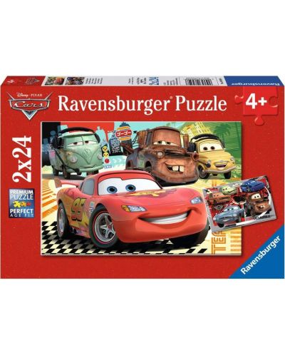 Dječja slagalica Ravensburger od 2 x 24 dijela - Auti - 1