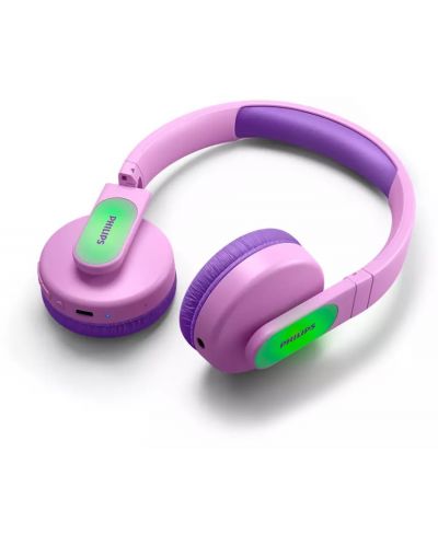 Dječje bežične slušalice Philips - TAK4206PK, ružičaste - 4