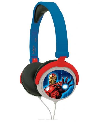 Dječje slušalice Lexibook - Avengers HP010AV, plavo/crvene - 1