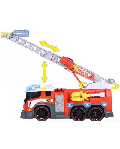 Dječja igračka Dickie Toys - Vatrogasno vozilo, sa zvukovima i svjetlima - 4