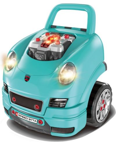 Dječji interaktivni automobil Buba - Motor Sport, plavi - 1