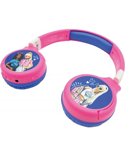 Dječje slušalice Lexibook - Barbie HPBT010BB, bežične, plave - 4