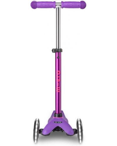 Dječji romobil Micro - Mini Deluxe LED, Purple Pink - 3