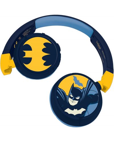Dječje slušalice Lexibook - Batman HPBT010BAT, bežične, plave - 3