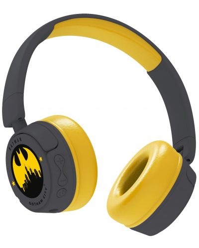 Dječje slušalice OTL Technologies - Batman Gotham City, bežične, crno/žute - 3