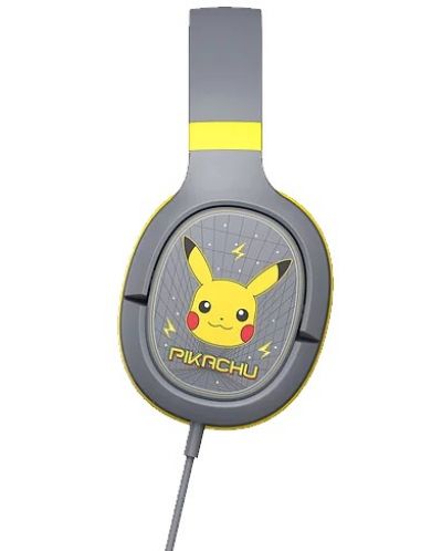 Dječje slušalice OTL Technologies - Pro G1 Pikachu, sive - 2