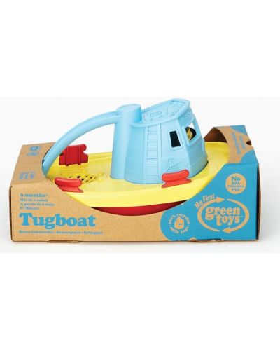 Dječja igračka Green Toys – Tegljač, plavi - 3