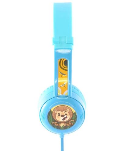 Dječje slušalice BuddyPhones - Travel, plave - 2