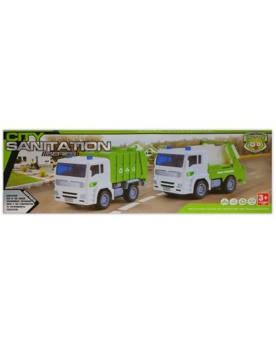 Dječji set Raya Toys - Kamioni za smeće, 1:20, 2 komada - 2