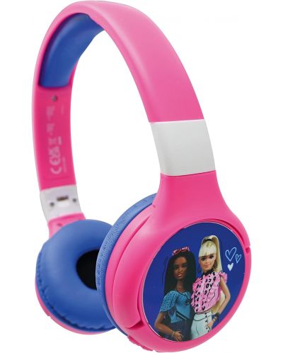 Dječje slušalice Lexibook - Barbie HPBT010BB, bežične, plave - 3