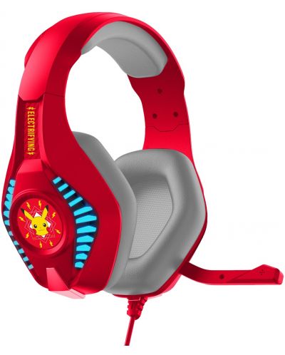 Dječje slušalice OTL Technologies - Pro G5 Pokemon Еlectric, crvene - 2