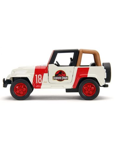 Dječja igračka Jada Toys - Auto Jeep Wrangler, Jurassic Park, 1:32 - 3
