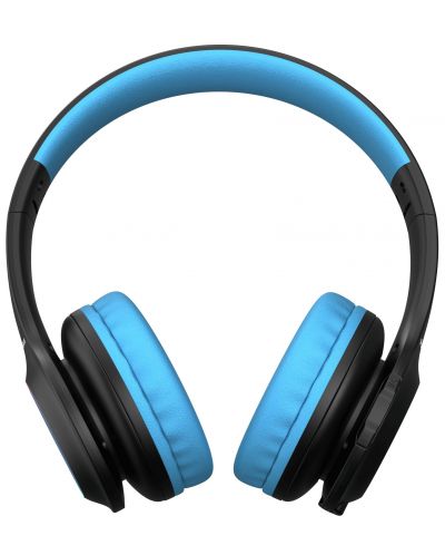 Dječje slušalice PowerLocus - PLED, bežične, crno/plave - 3