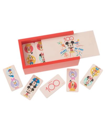 Dječji domino Orange Tree Toys - Disney 100, s crvenom kutijom - 1