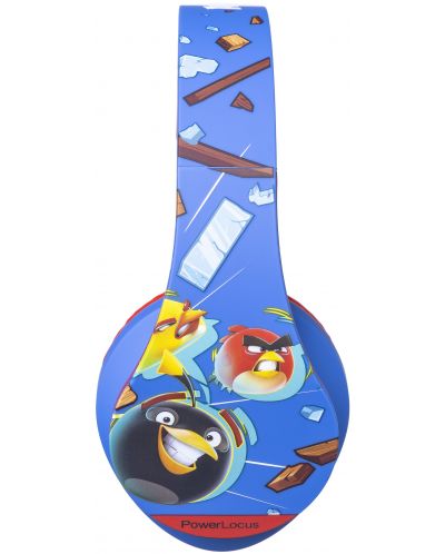 Dječje slušalice PowerLocus - P2 Kids Angry Birds, bežične, plavo/crvene - 4