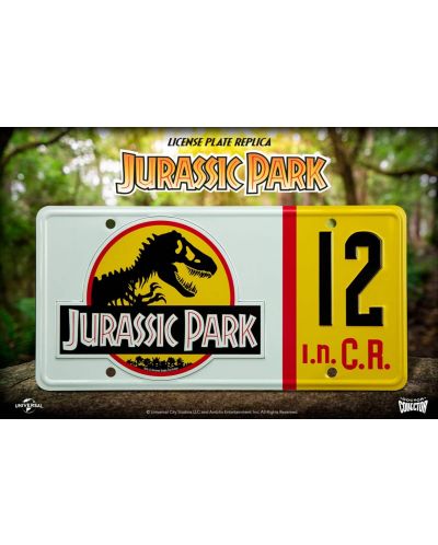 Zidna dekoracija Doctor Collector Movies: Jurassic Park - License Plate - 2
