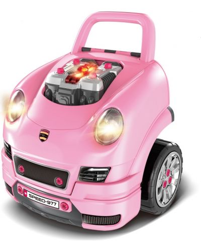 Dječji interaktivni automobil Buba - Motor Sport, ružičasti - 1