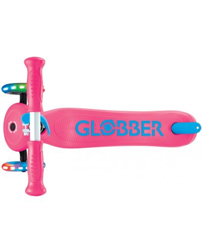 Dječji romobil Globber - Primo Plus Lights, ružičasti - 6