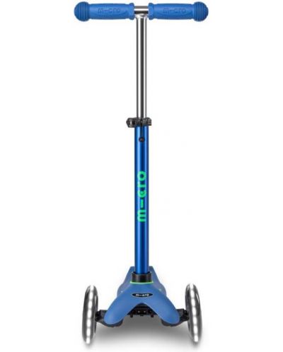 Dječji romobil Micro - Mini Deluxe LED, Crystal Blue - 3