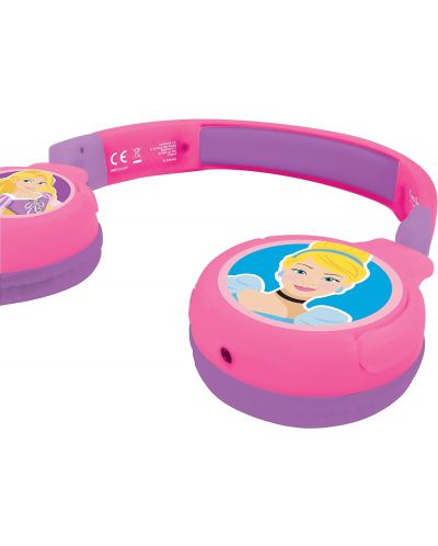 Dječje slušalice Lexibook - Princesses HPBT010DP, bežične, ružičaste - 3