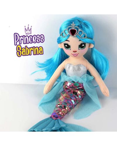 Dječja igračka AM-AV - Lutka sirena princeza, Iznenađenje u školjci, asortiman - 7