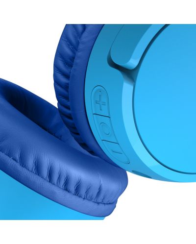 Dječje slušalice s mikrofonom Belkin - SoundForm Mini, bežične, plave - 4