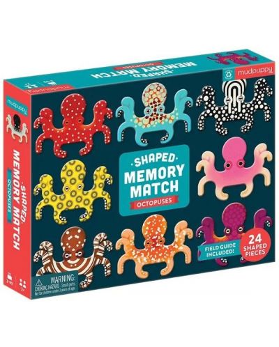 Dječja igra memorije Mudpuppy - Октоподи - 1