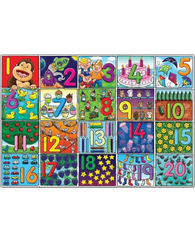Dječja slagalica Orchard Toys – Veliki brojevi, 20 dijelova - 2