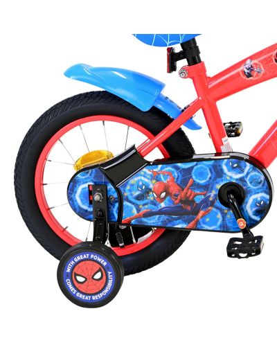 Dječji bicikl s pomoćnim kotačima E&L cycles - Marvel, Spiderman, 14 '' - 8