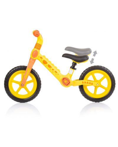 Dječji bicikl za ravnotežu Chipolino - Dino, žuti i narančasti - 3