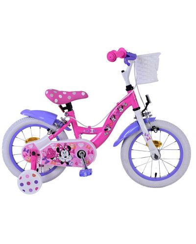 Dječji bicikl s pomoćnim kotačima E&L cycles - Disney, Minnie Mouse, 14'' - 1