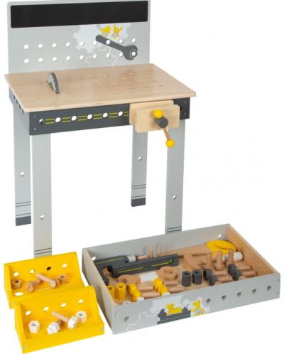 Dječji radni stol s alatima Small Foot - 50 x 41 x 72 cm - 2