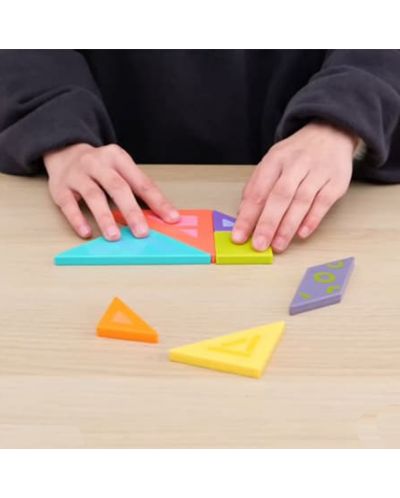 Dječja smart igra Hola toys Educational - Magnetski tangram, Životinje - 6