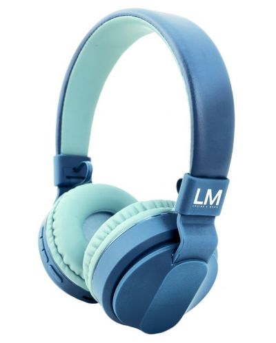 Dječje slušalice PowerLocus - Louise&Mann 3, bežične, plave - 1