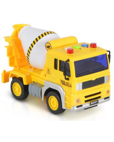 Dječja igračka Moni Toys - Kamion za beton sa zvukom i svjetlom, 1:20 - 4