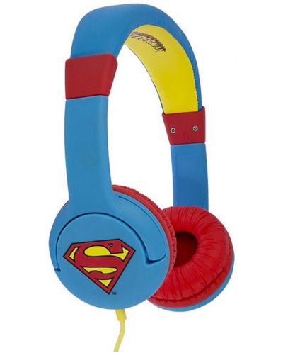 Dječje slušalice OTL Technologies - Superman, plave - 1
