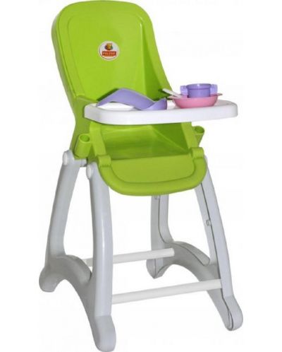 Dječja igračka Polesie - Stolica za hranjenje lutke Baby - 5